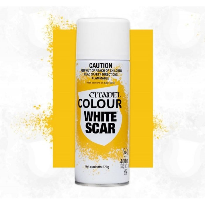 WHITE SCAR SPRAY PAINT