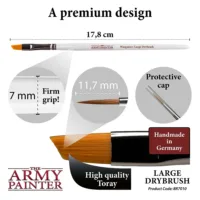 Wargamer Brush - Large Drybrush - Image 2