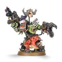 ORKS: ORK WARBOSS WITH ATTACK SQUIG